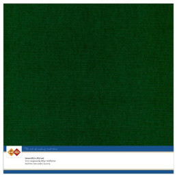 Card Deco Essentials - Linen Cardstock SC - Christmas Green