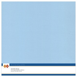 Card Deco Essentials - Linen Cardstock SC - Soft Blue