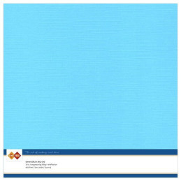 Card Deco Essentials - Linen Cardstock SC - Sky Blue