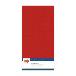 Card Deco Essentials - Linen Cardstock SC - Christmas Red (NY)