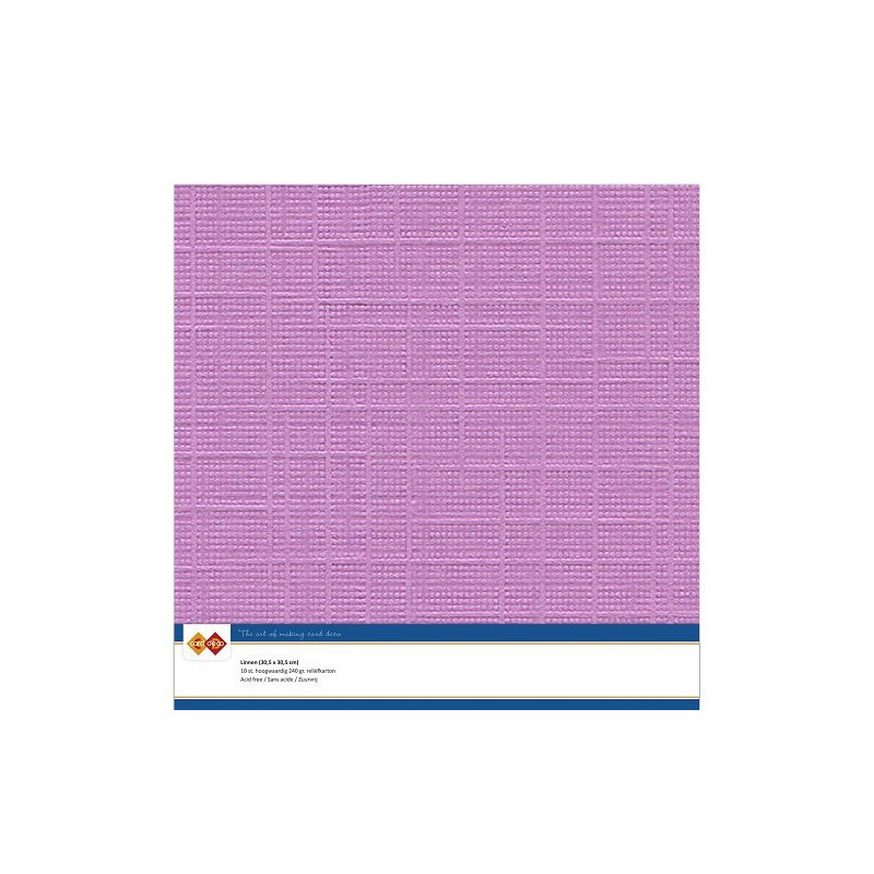 Card Deco Essentials - Linen Cardstock SC - Fuchsia