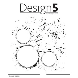 Design5 - Stencil - Splats