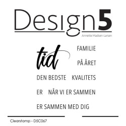 Design5 - Stempel - Tid -...