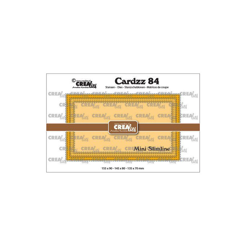 CREAlies - Cardzz - Mini Slimline D - CLCZ84