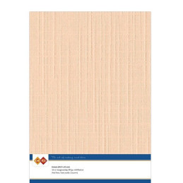 Card Deco Essentials - Linen Cardstock A4 - Salmon