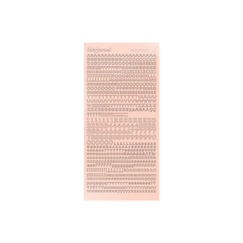Hobbydots Alfabet - Mirror Skin