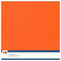 Card Deco Essentials - Linen Cardstock A4 - Orange