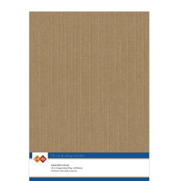 Card Deco Essentials - Linen Cardstock A4 - Coffee