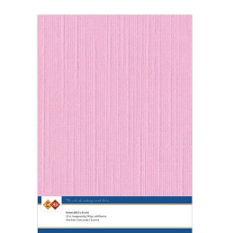 Card Deco Essentials - Linen Cardstock A4 - Pink