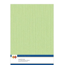 Card Deco Essentials - Linen Cardstock A4 - Spring Green