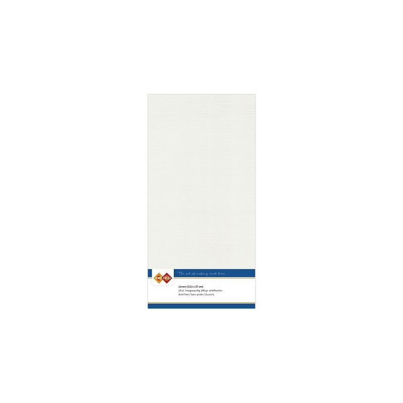 Card Deco Essentials - Linen Cardstock A4 - Light Grey