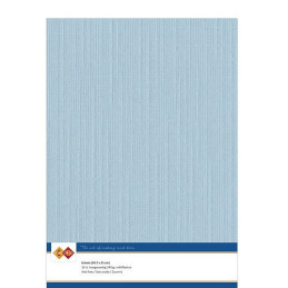 Card Deco Essentials - Linen Cardstock A4 - Soft Blue