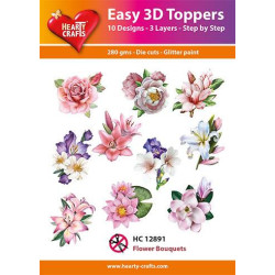 Easy 3D Toppers - Flower...