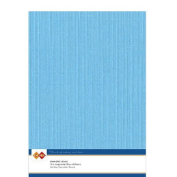 Card Deco Essentials - Linen Cardstock A4 - Sky Blue