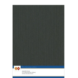 Card Deco Essentials - Linen Cardstock A4 - Black