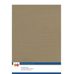 Card Deco Essentials - Linen Cardstock A4 - Mocha (NY)