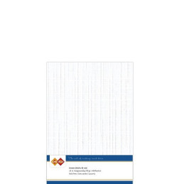 Card Deco Essentials - Linen Cardstock A5 - White (NY)