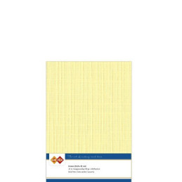 Card Deco Essentials - Linen Cardstock A5 - Yellow