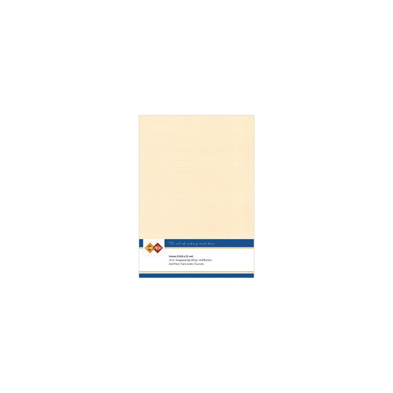 Card Deco Essentials - Linen Cardstock A5 - Chamois