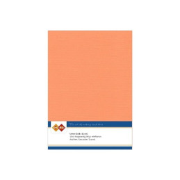 Card Deco Essentials - Linen Cardstock A5 - Soft Orange