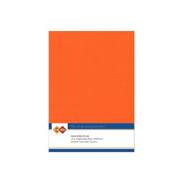 Card Deco Essentials - Linen Cardstock A5 - Orange