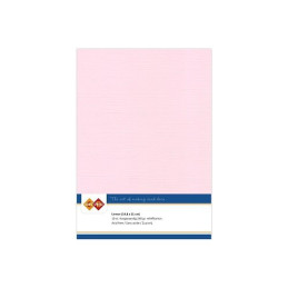 Card Deco Essentials - Linen Cardstock A5 - Light pink
