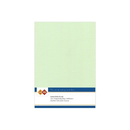 Card Deco Essentials - Linen Cardstock A5 - Light Green
