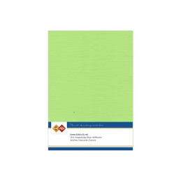 Card Deco Essentials - Linen Cardstock A5 - Spring Green
