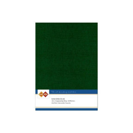 Card Deco Essentials - Linen Cardstock A5 - Christmas Green