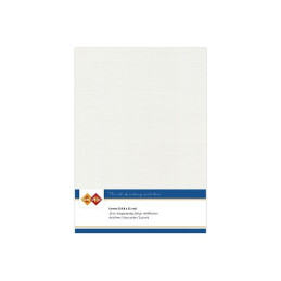 Card Deco Essentials - Linen Cardstock A5 - Light Grey