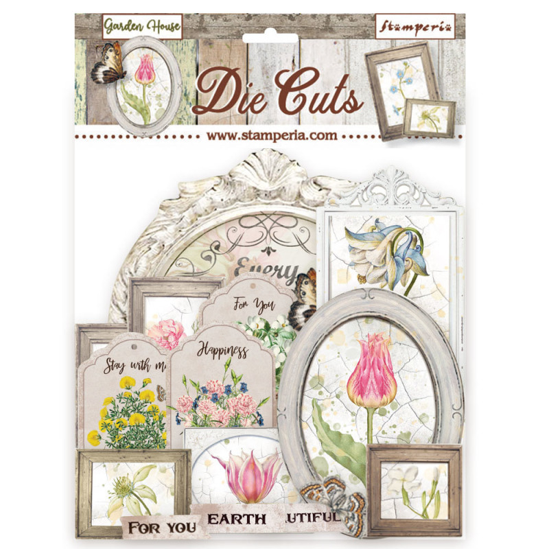 Stamperia - Die Cuts - Romantic Garden House - DFLDC57