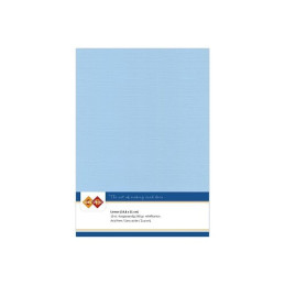 Card Deco Essentials - Linen Cardstock A5 - Soft Blue