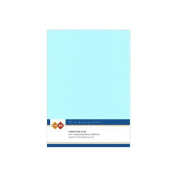 Card Deco Essentials - Linen Cardstock A5 - Light blue