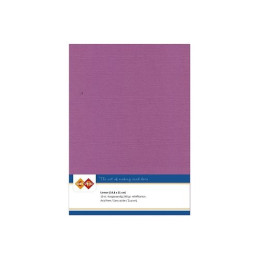 Card Deco Essentials - Linen Cardstock A5 - Aubergine