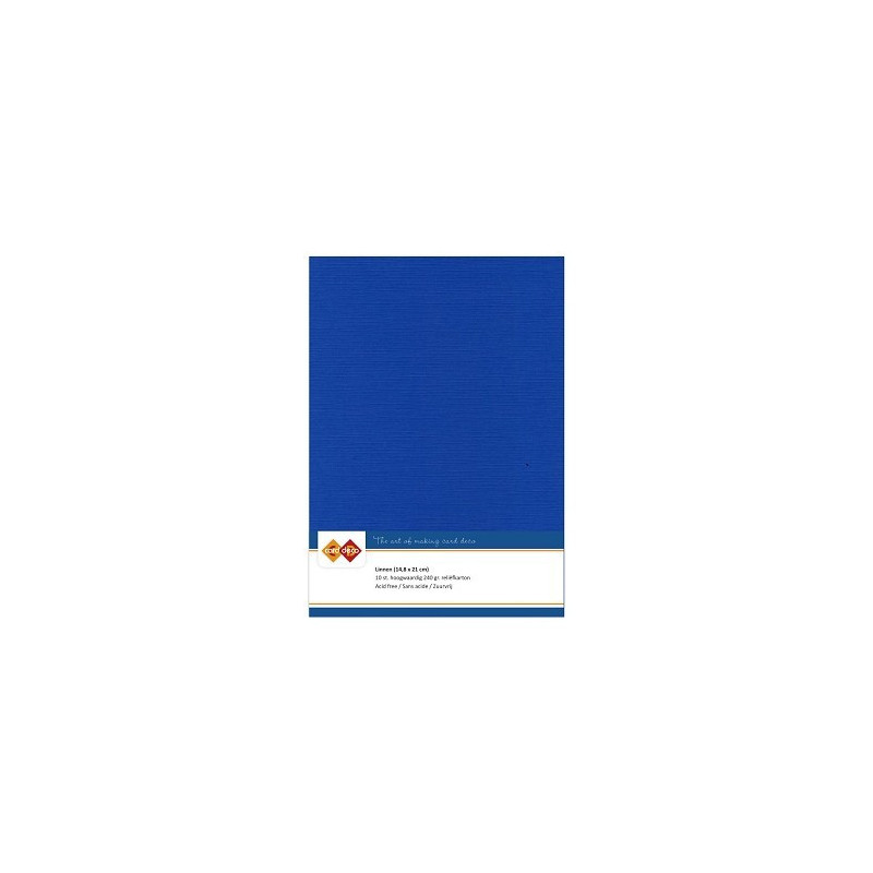 Card Deco Essentials - Linen Cardstock A5 - Ultramarine (NY)