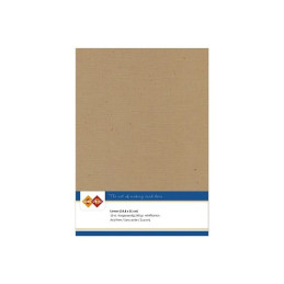 Card Deco Essentials - Linen Cardstock A5 - Kraft Cappuccino (NY)