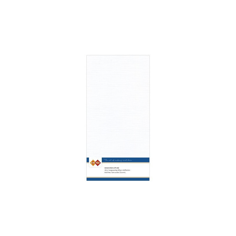 Card Deco Essentials - Linen Cardstock 4K - White (NY)