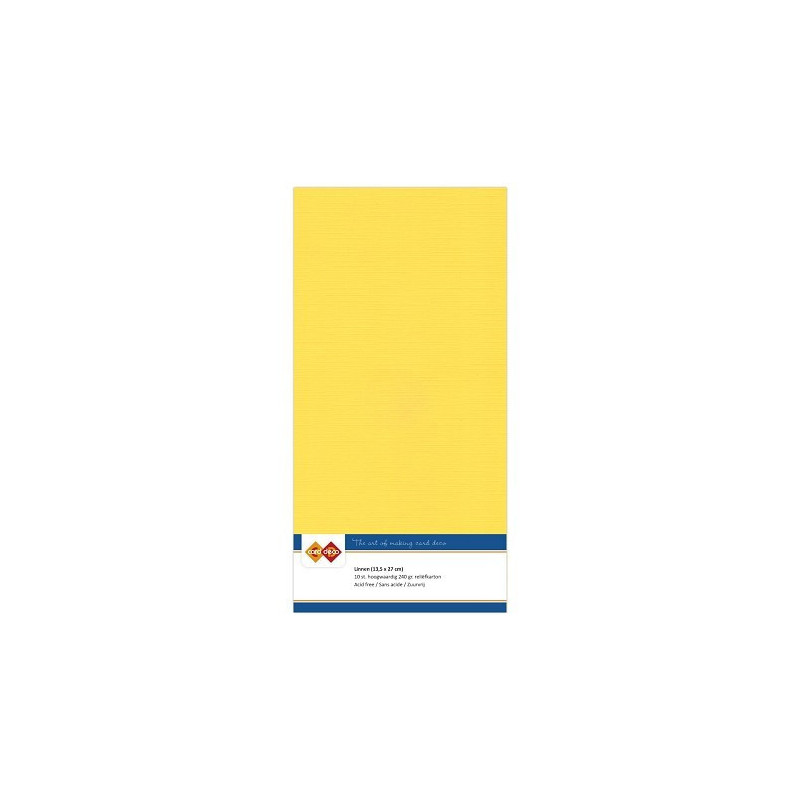 Card Deco Essentials - Linen Cardstock 4K - Ochre