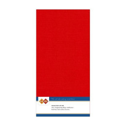 Card Deco Essentials - Linen Cardstock 4K - Red