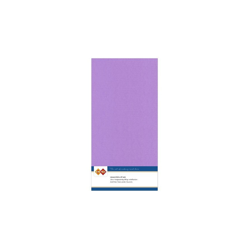 Card Deco Essentials - Linen Cardstock 4K - Lilac