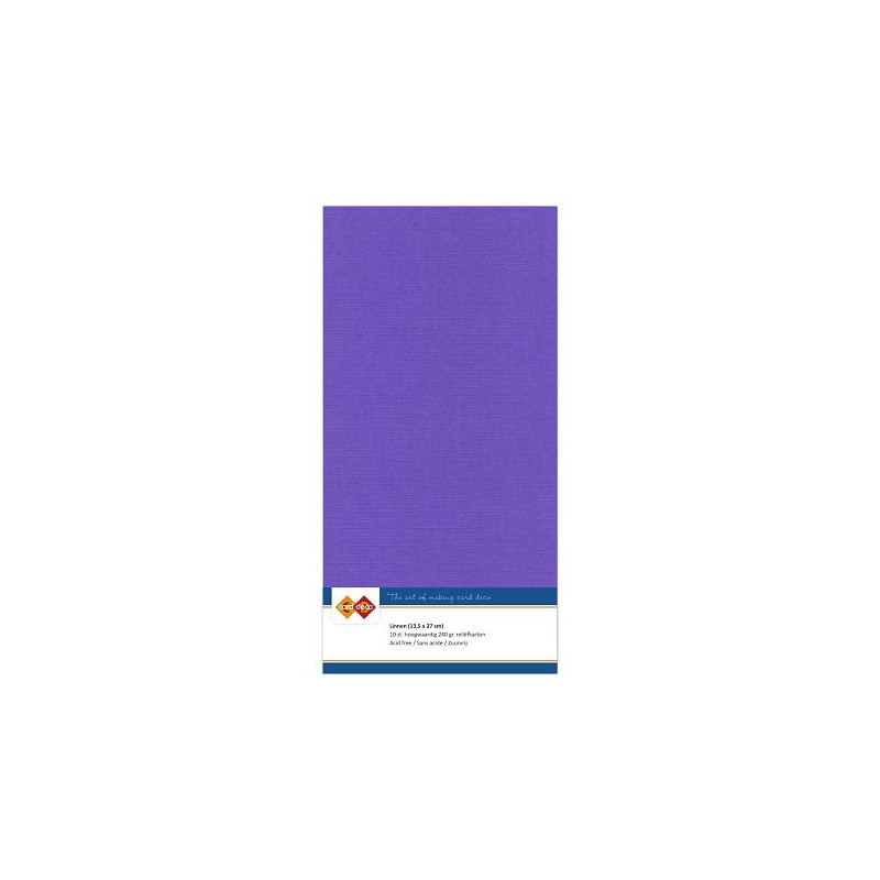 Card Deco Essentials - Linen Cardstock 4K - Violet