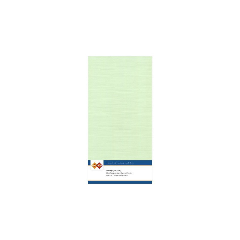 Card Deco Essentials - Linen Cardstock 4K - Light Green