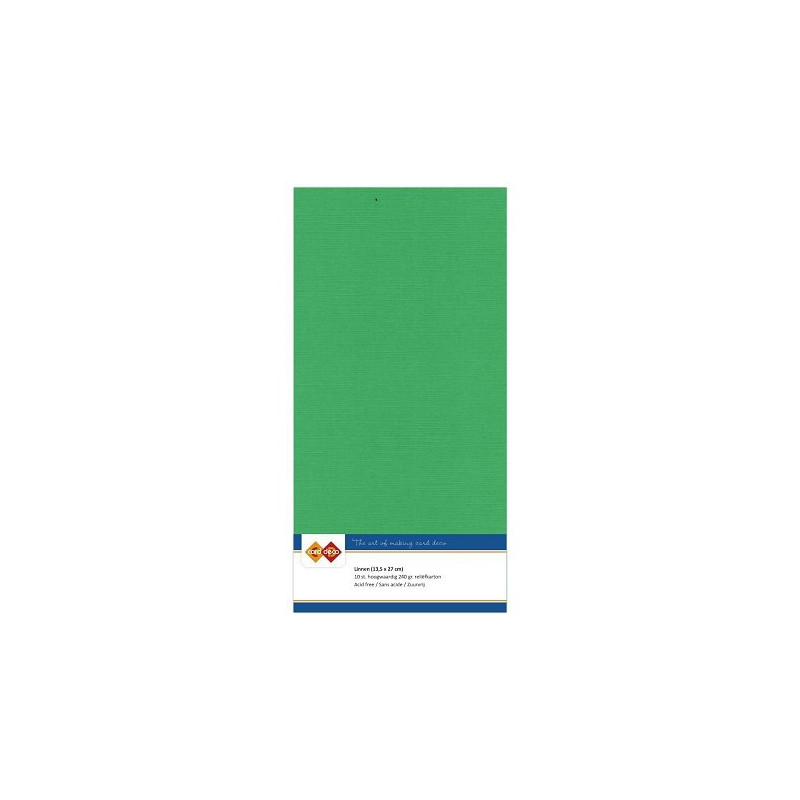 Card Deco Essentials - Linen Cardstock 4K - Green
