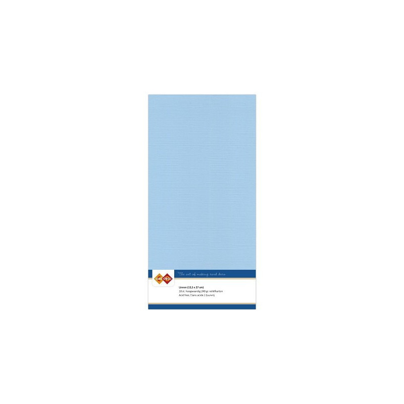 Card Deco Essentials - Linen Cardstock 4K - Soft Blue