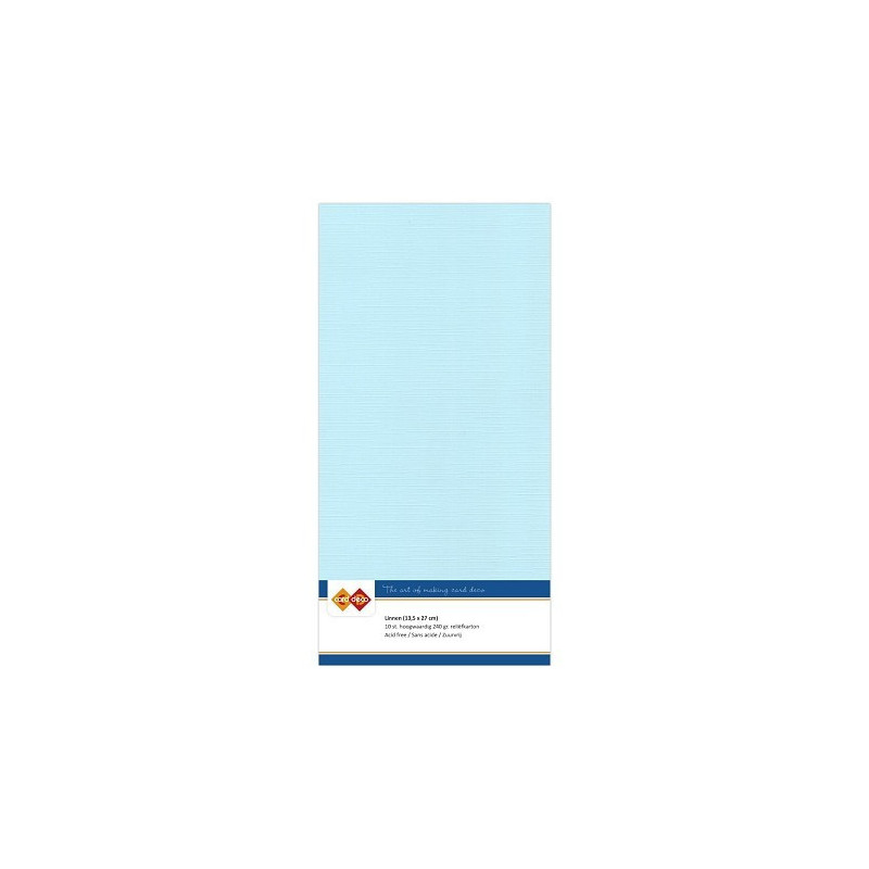 Card Deco Essentials - Linen Cardstock 4K - Baby Blue