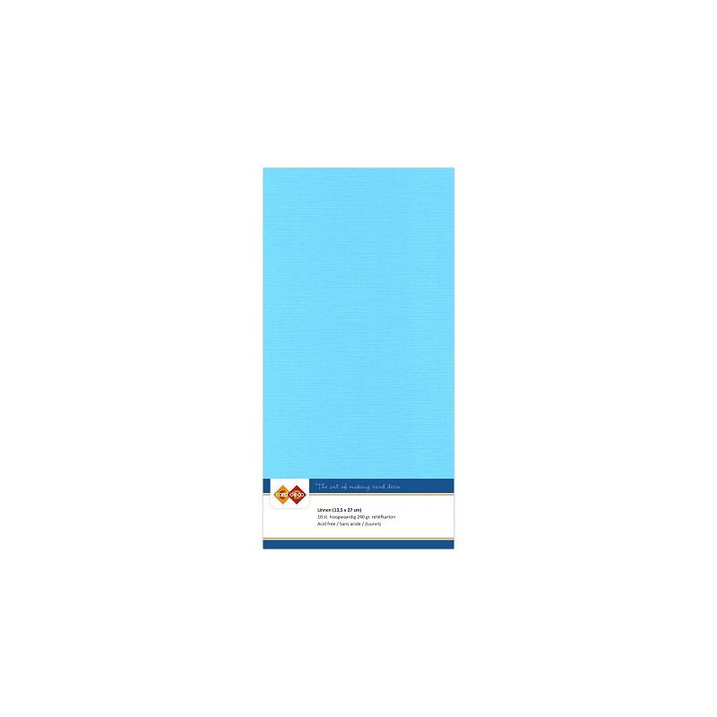 Card Deco Essentials - Linen Cardstock 4K - Sky Blue
