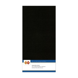 Card Deco Essentials - Linen Cardstock 4K - Black