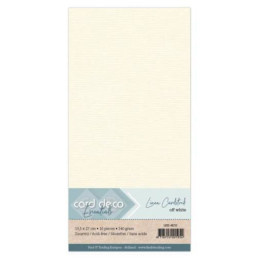 Card Deco Essentials - Linen Cardstock 4K - Off White (NY NY)