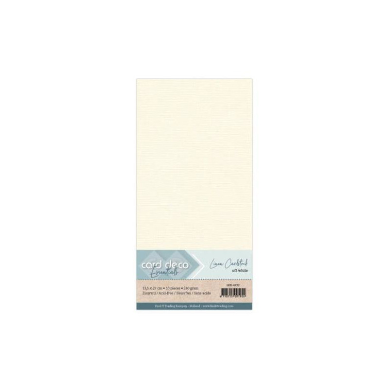 Card Deco Essentials - Linen Cardstock 4K - Off White (NY NY)