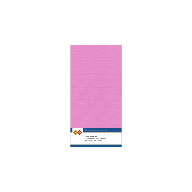 Card Deco Essentials - Linen Cardstock 4K - Fuchsia